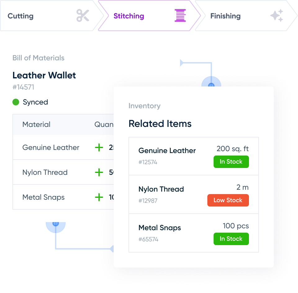 Track products with multiple available methods